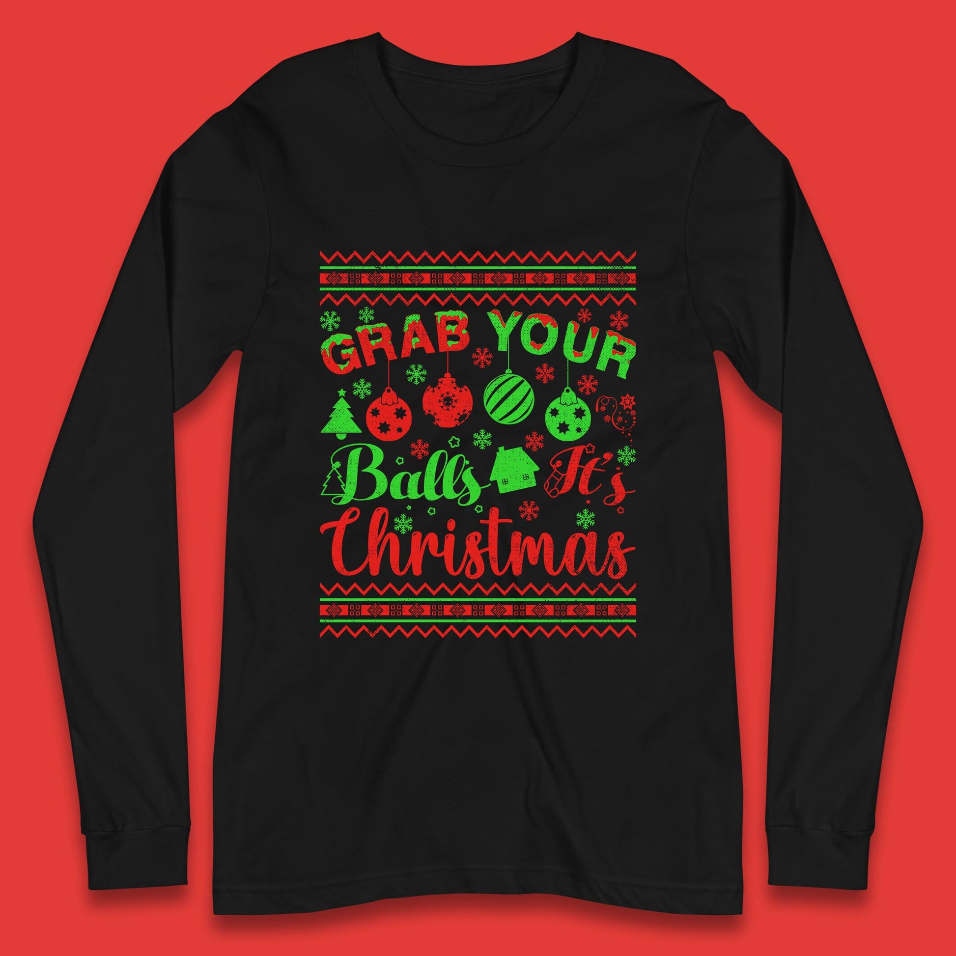 christmas ornament long sleeve t shirt