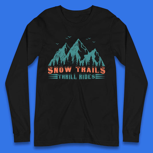 Snow Trail Thrill Rides Long Sleeve T-Shirt