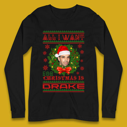 Drake Christmas Long Sleeve T-Shirt