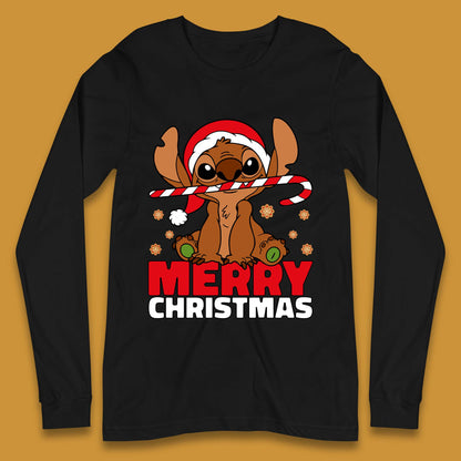 Gingerbread Stitch Christmas Long Sleeve T-Shirt