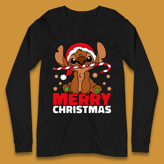 Gingerbread Stitch Christmas Long Sleeve T-Shirt