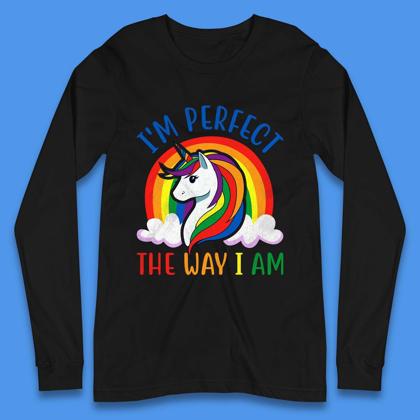 Rainbow Unicorn LGBT Pride Long Sleeve T-Shirt
