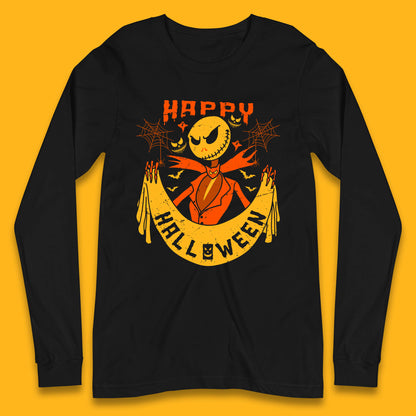 halloween jack skellington long sleeve t shirt