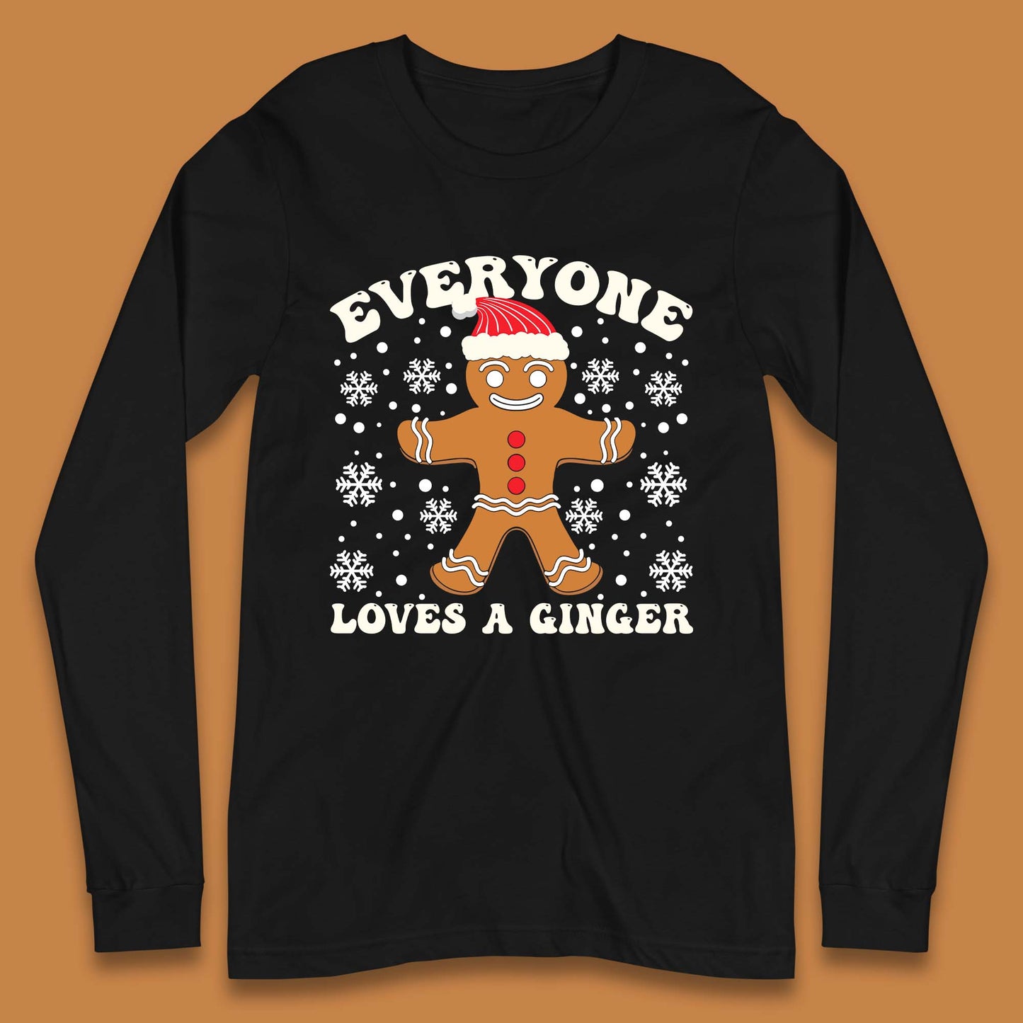 Gingerbread Christmas Long Sleeve T-Shirt