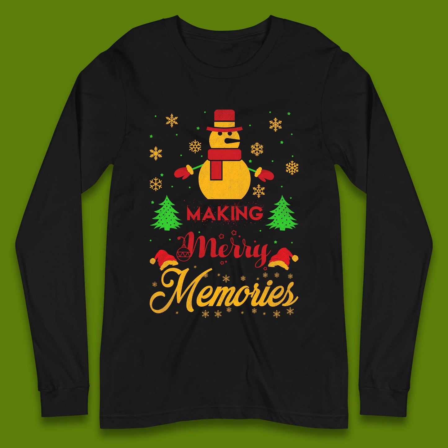 Merry Memories Christmas Long Sleeve T-Shirt