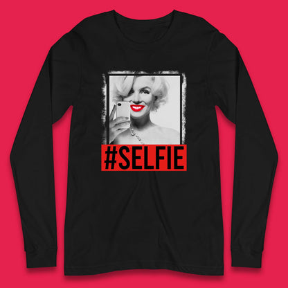 Marilyn Monroe #selfie American Actress Model Singer Hollywood Stars Long Sleeve T Shirt