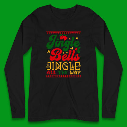 jingle bell christmas long sleeve t shirt