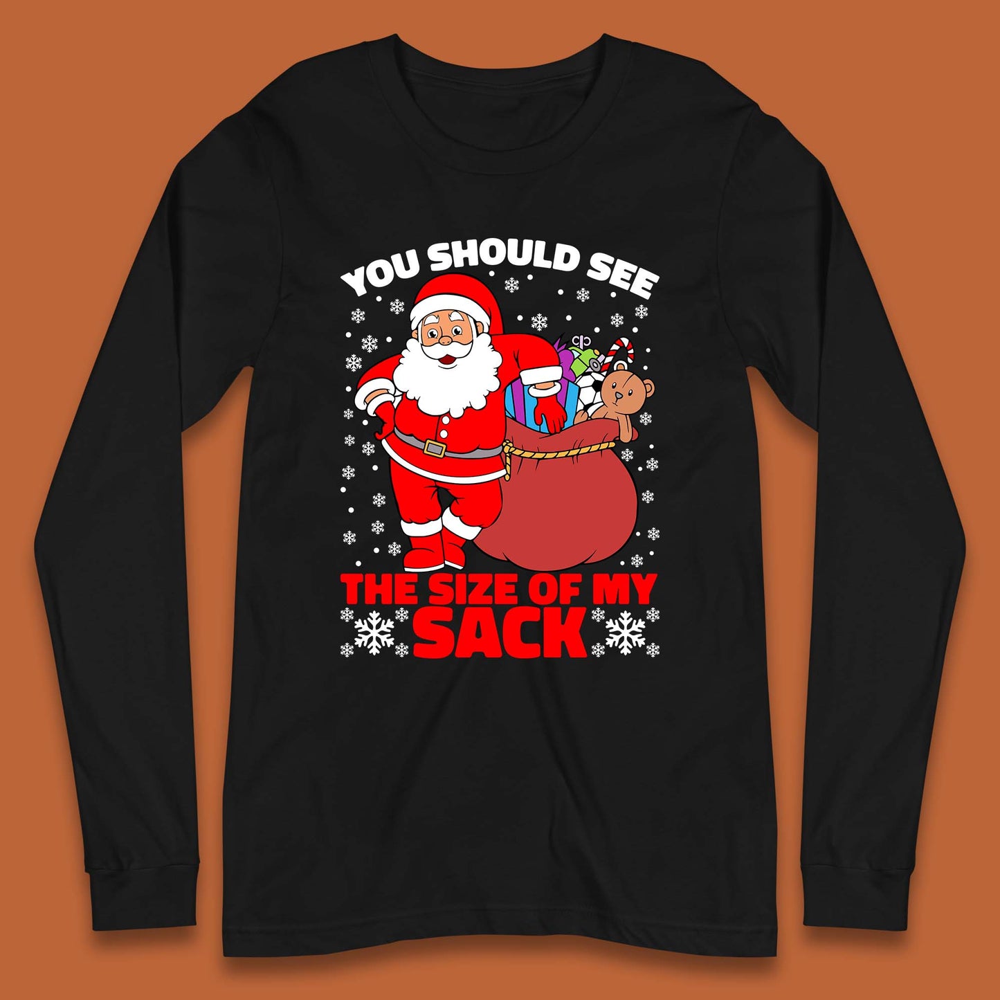 santa claus long sleeve shirt