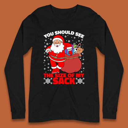 santa claus long sleeve shirt