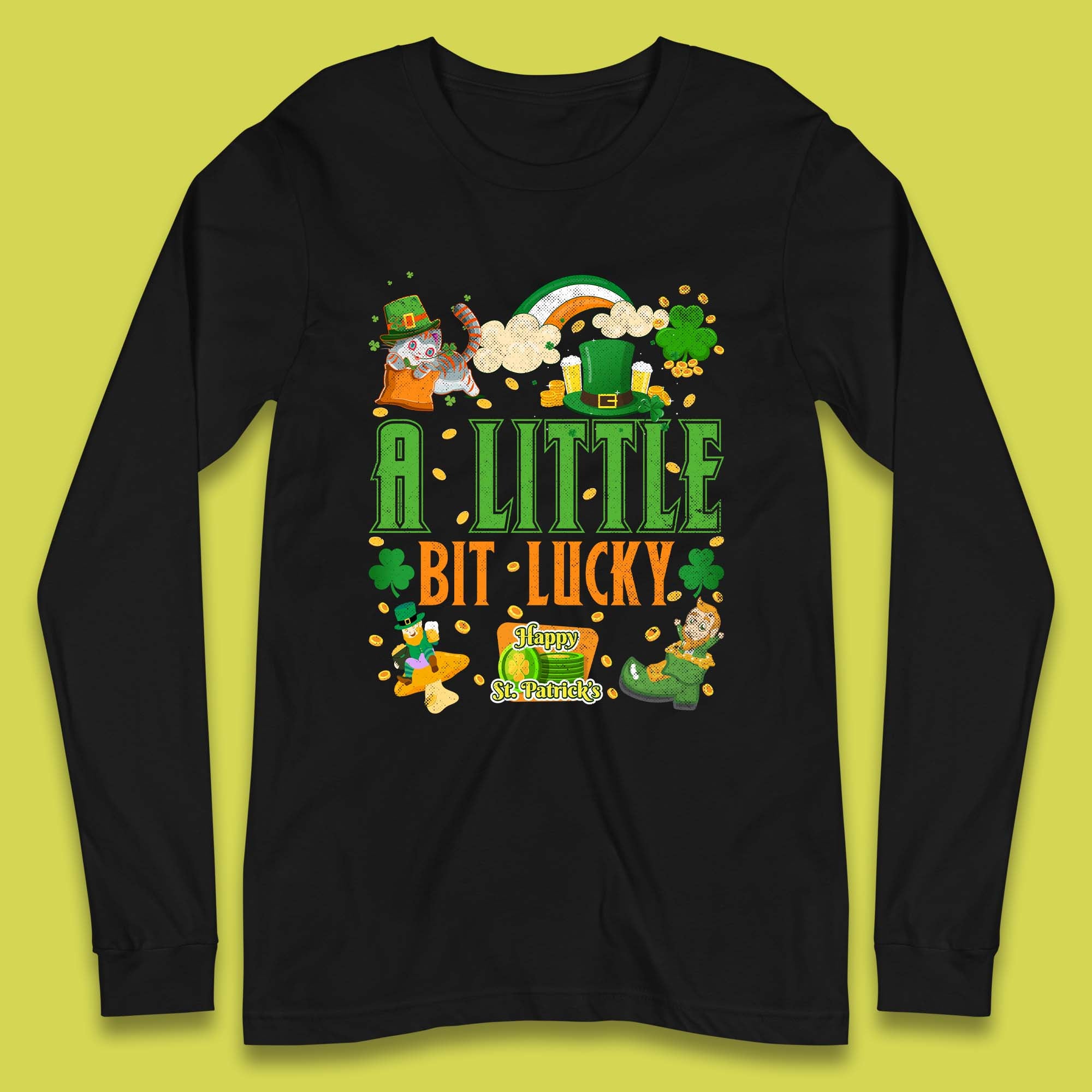A Little Bit Lucky St. Patrick's Long Sleeve T-Shirt