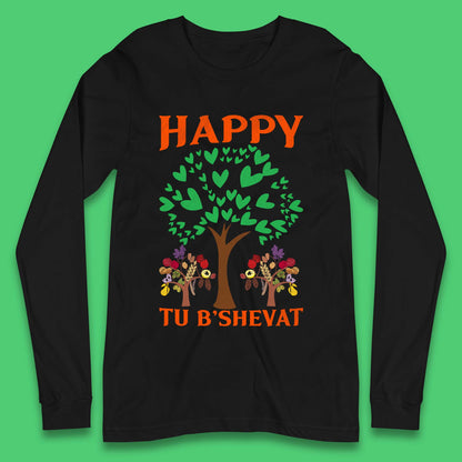 Happy Tu B'Shevat Long Sleeve T-Shirt