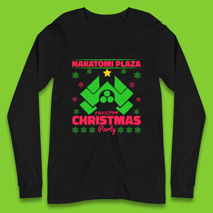 nakatomi plaza christmas long sleeve t shirt