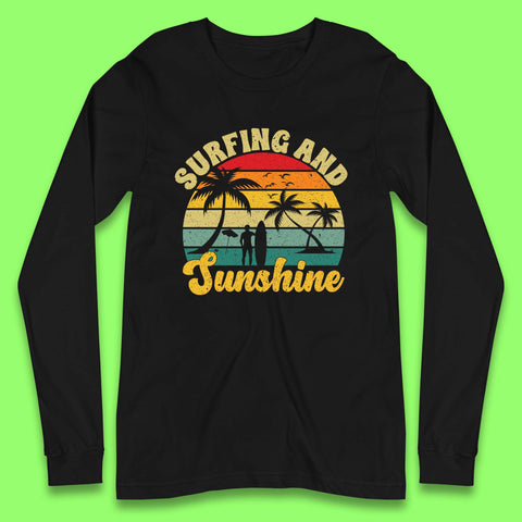 Surfing And Sunshine Long Sleeve T-Shirt
