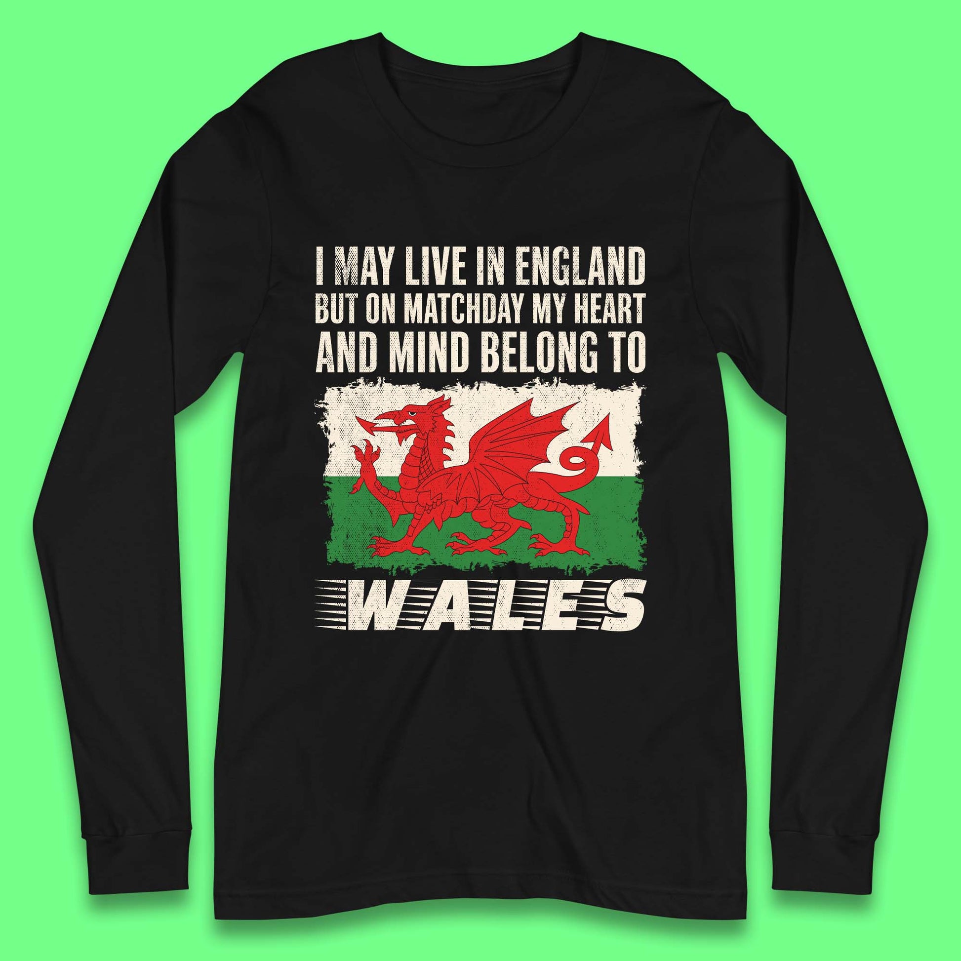 Wales Long Sleeve Football Shirt