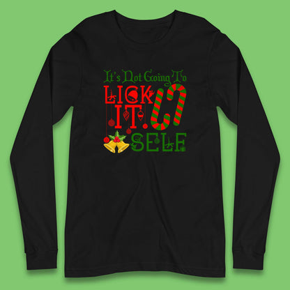 funny christmas candy cane long sleeve t shirt