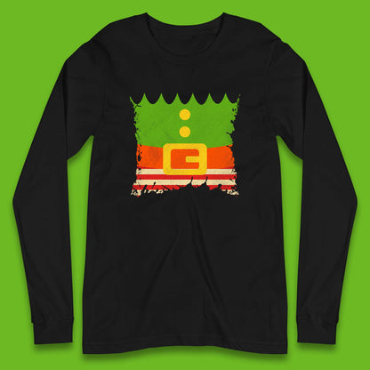 christmas santa claus dress long sleeve t shirt