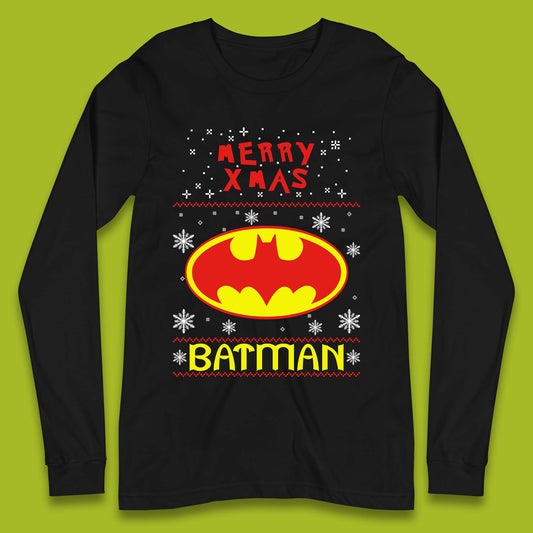 batman christmas long sleeve t shirt