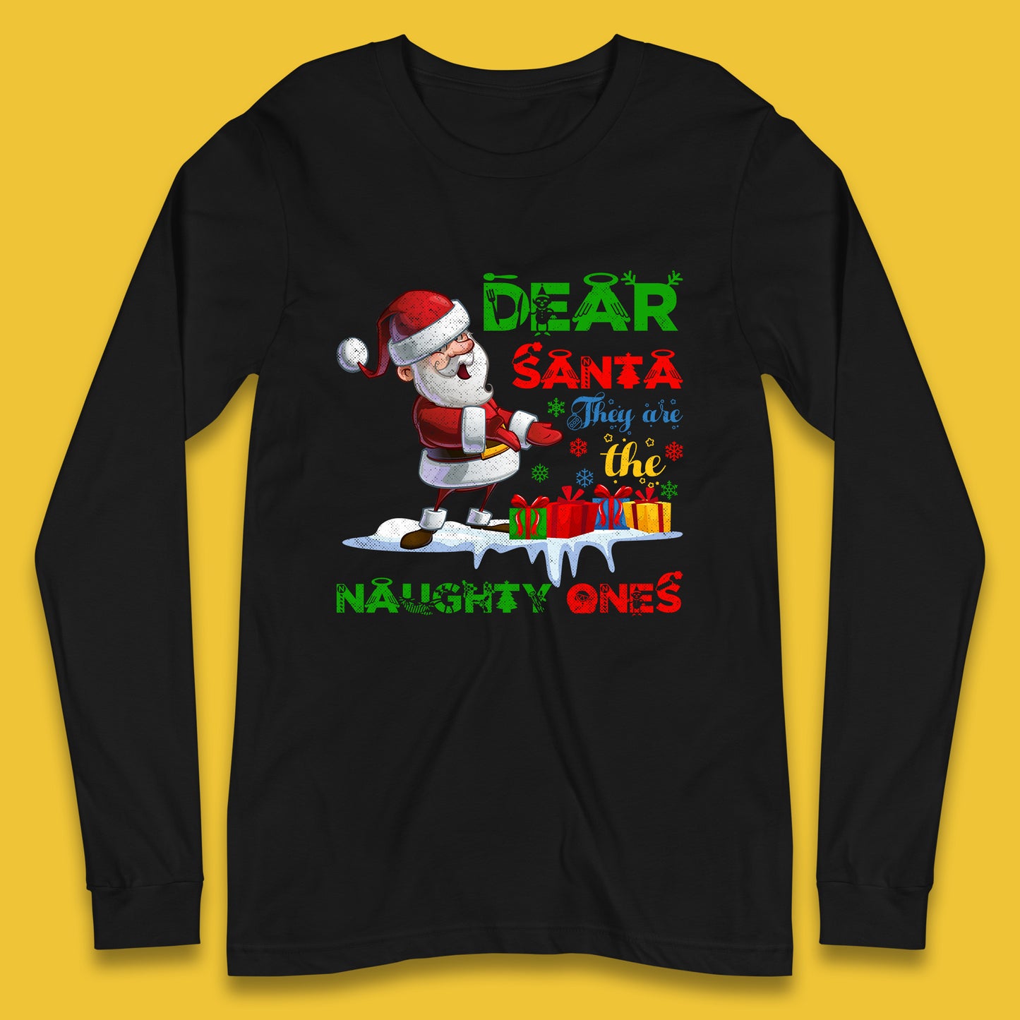 dear santa long sleeve t shirt