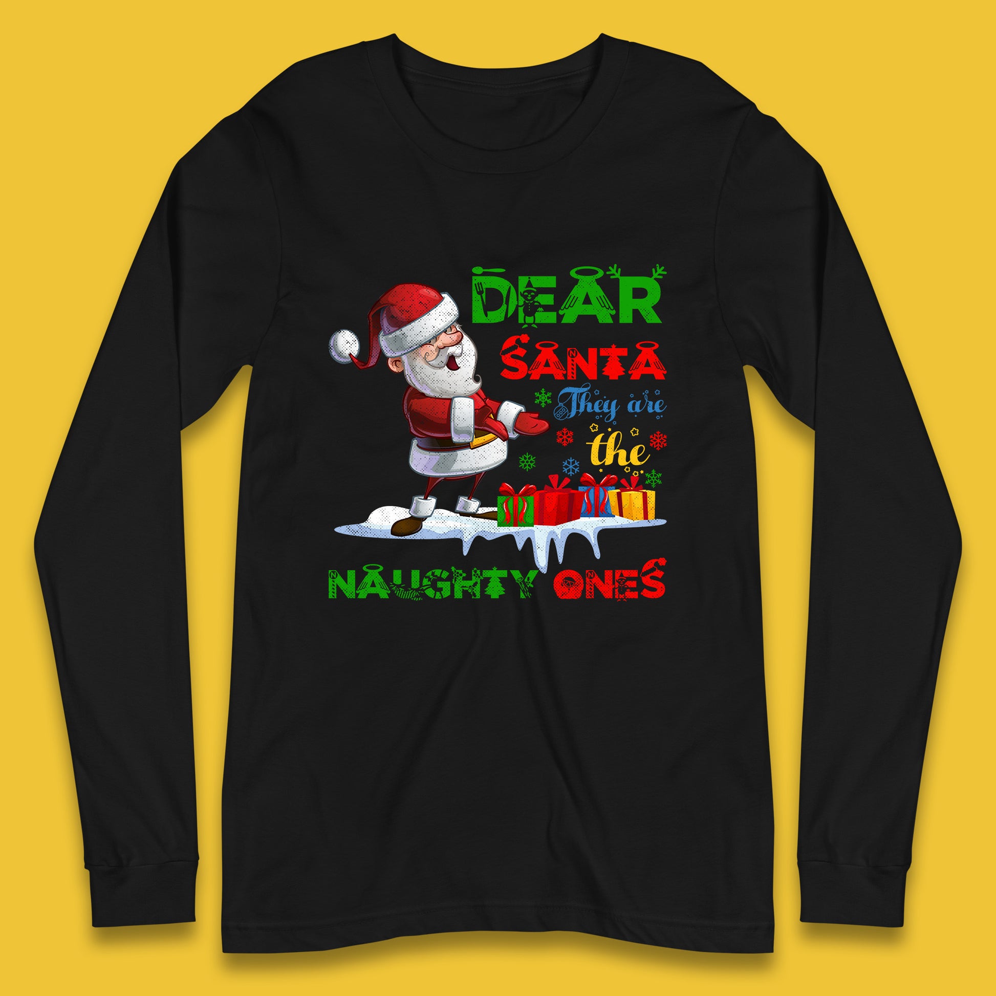 dear santa long sleeve t shirt