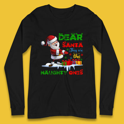 dear santa long sleeve t shirt
