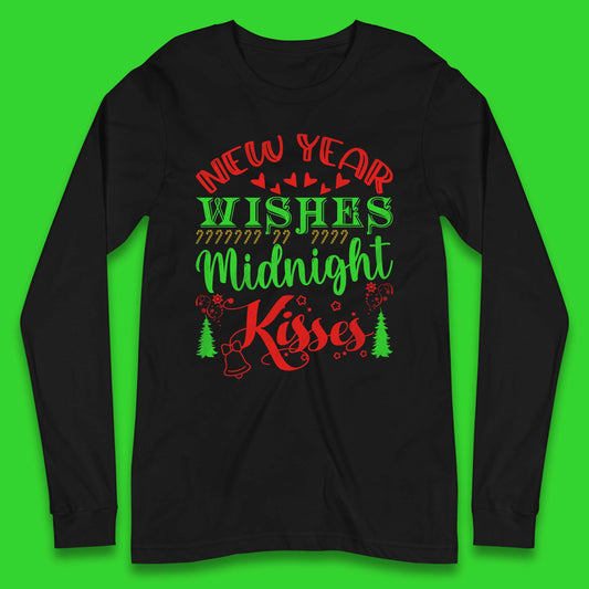 new year wishes christmas long sleeve t shirt
