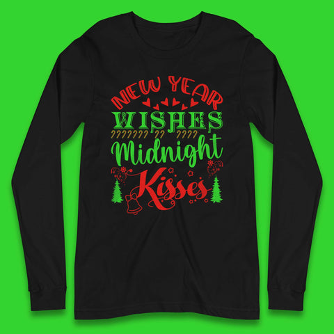 New Year Wishes Midnight Kisses Long Sleeve T-Shirt