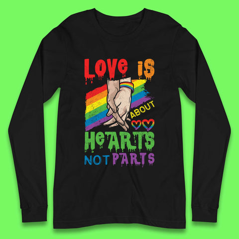 Love Is About Hearts Long Sleeve T-Shirt