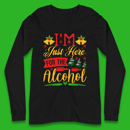 christmas drinking party long sleeve t shirt