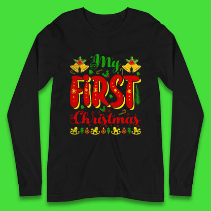 my first christmas long sleeve t shirt