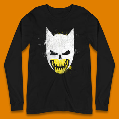 Batman The Dark Knight Circle Logo DC Comics Superhero Fictional Character Long Sleeve T Shirt