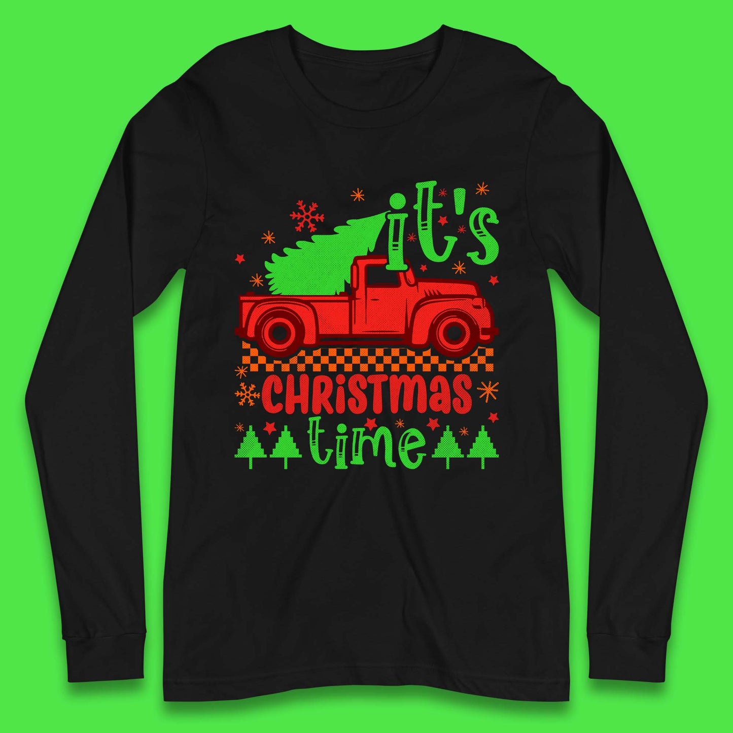 Christmas Truck Long Sleeve T-Shirt