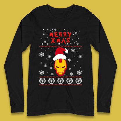 Merry Xmas Ironman Long Sleeve T-Shirt