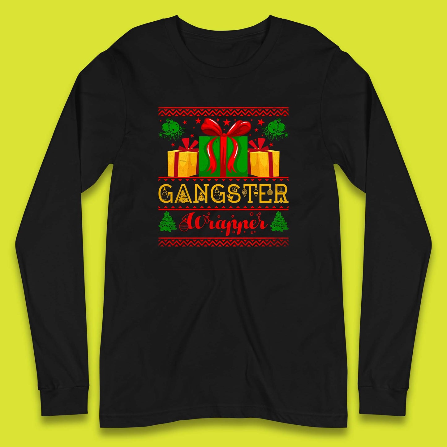 gangsta wrapper long sleeve t shirt