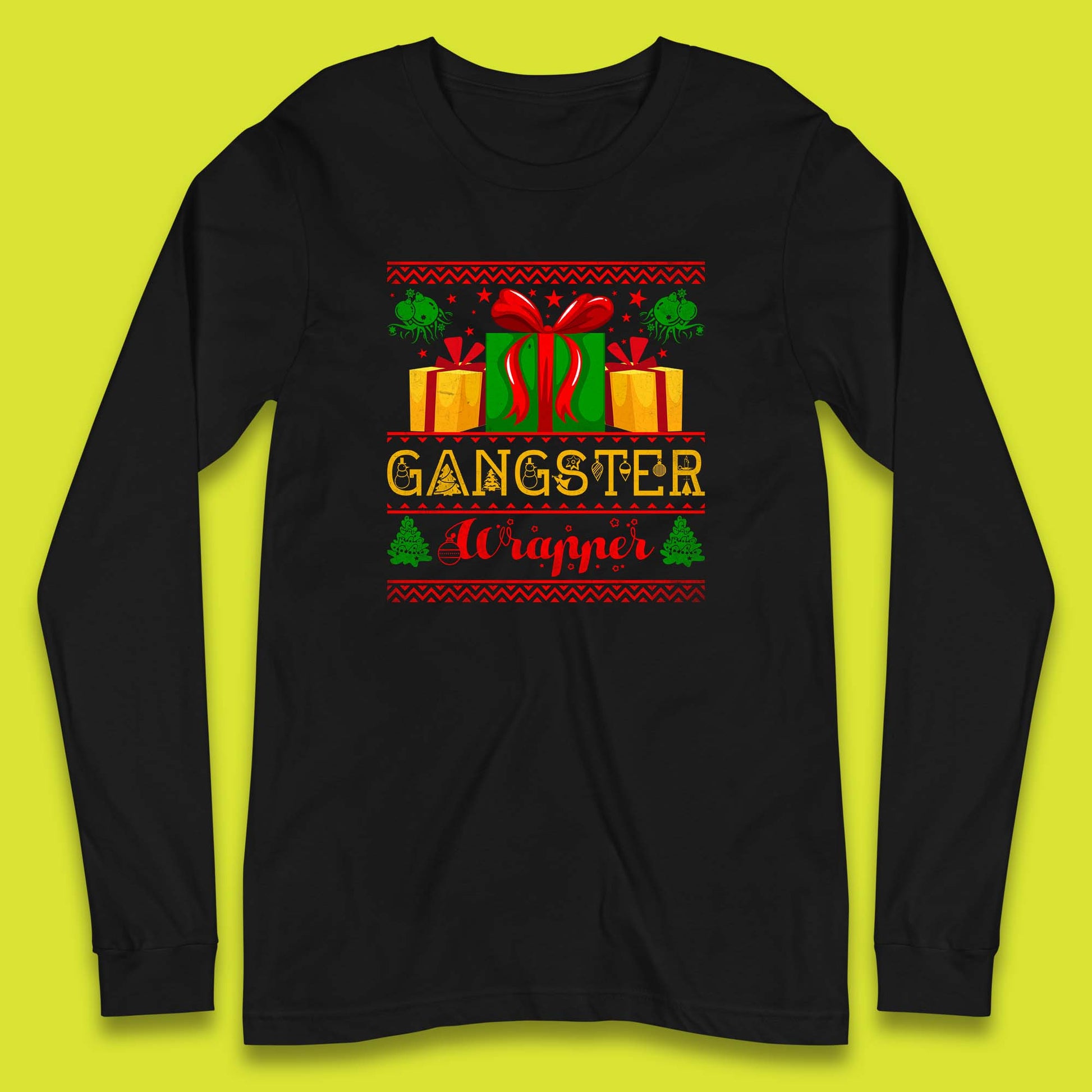 gangsta wrapper long sleeve t shirt