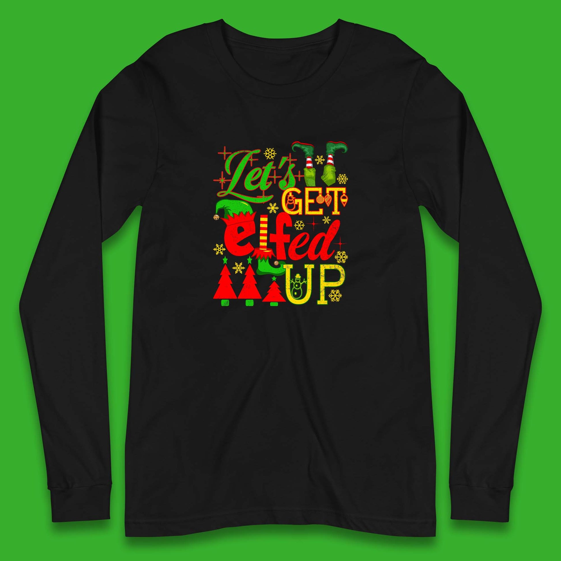 elf christmas long sleeve t shirt