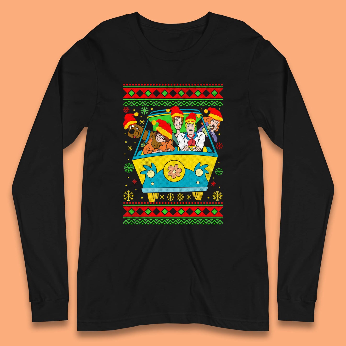 scooby doo christmas long sleeve t shirt