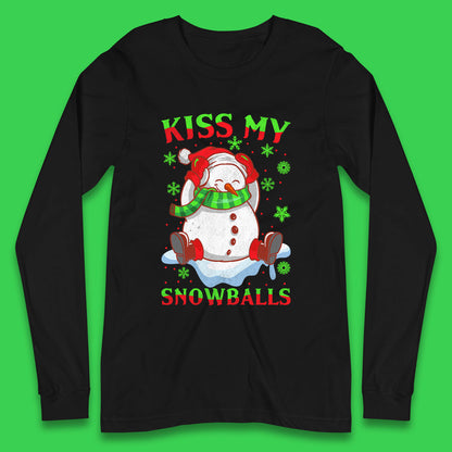 snowman long sleeve t shirt