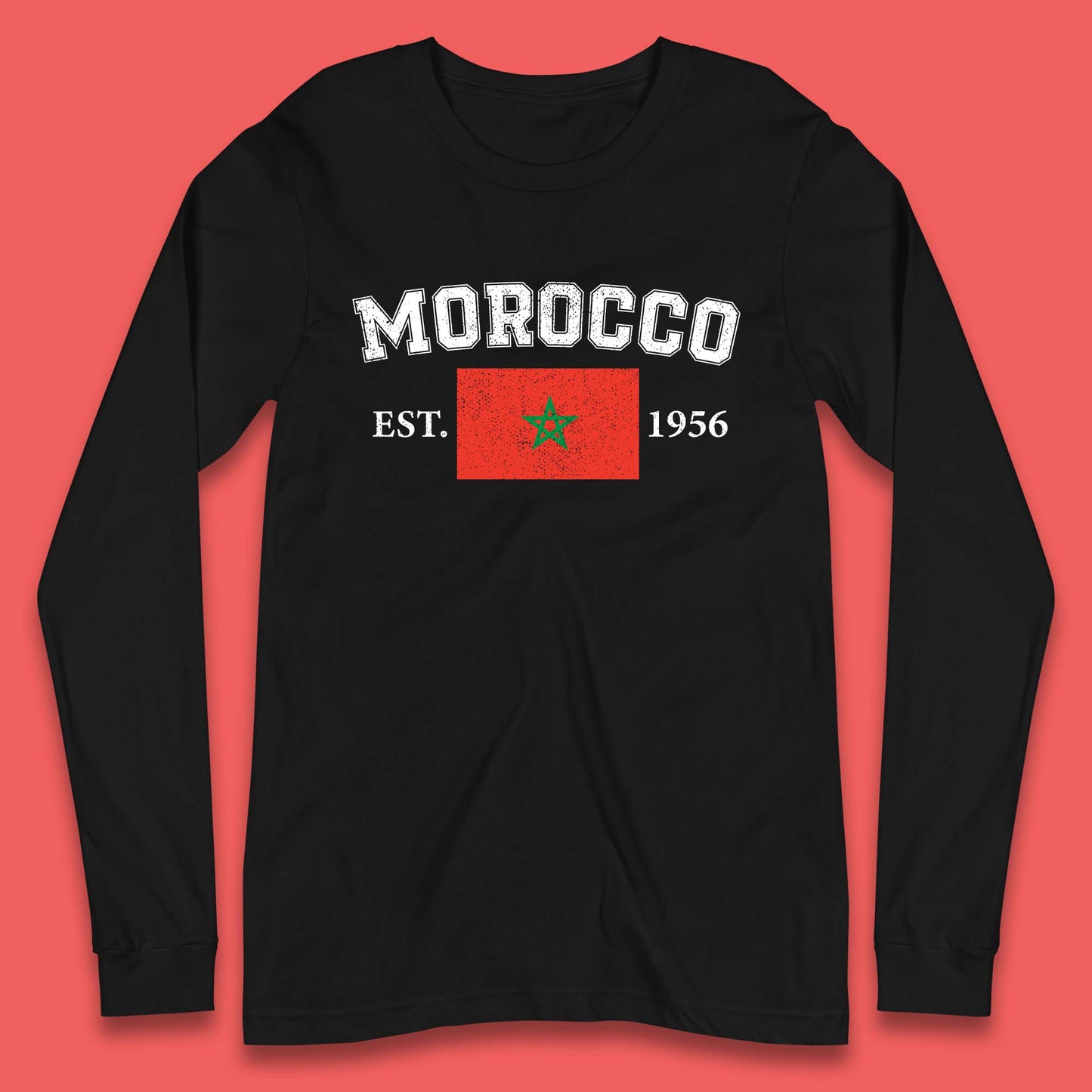 Morocco Est 1956 Long Sleeve T-Shirt