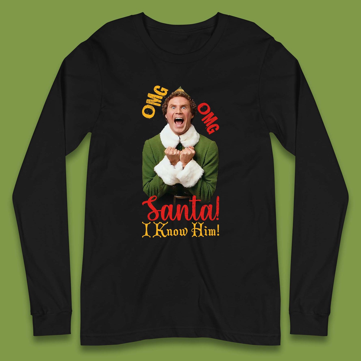 elf long sleeve t shirt