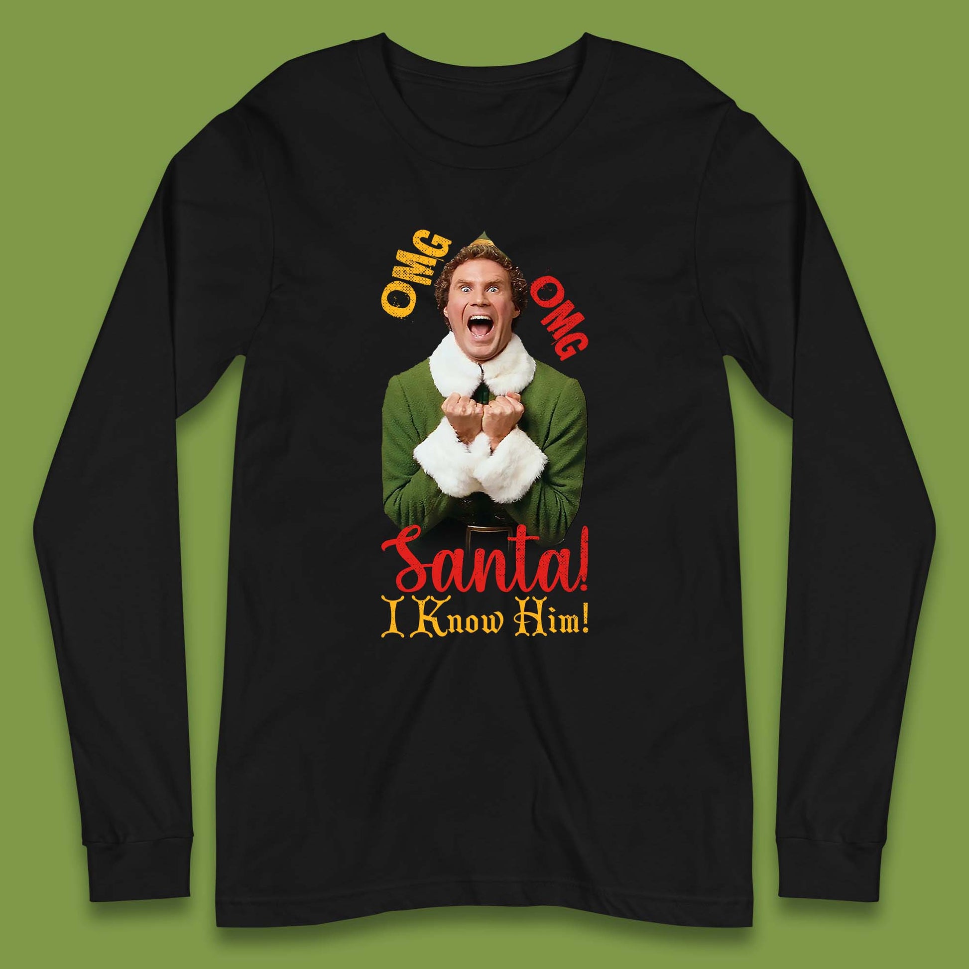 elf long sleeve t shirt