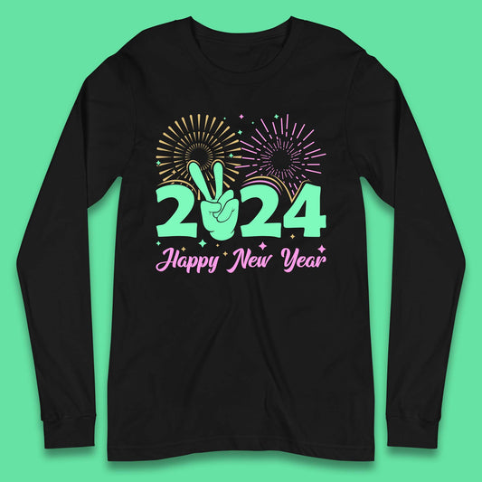 2024 2024 Happy New Year Celebrations Long Sleeve T-Shirt