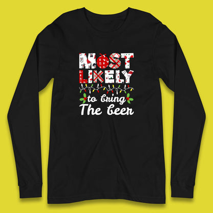 beer christmas long sleeve t shirt