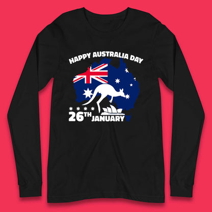 Happy Australia Day 26th January Long Sleeve T-Shirt