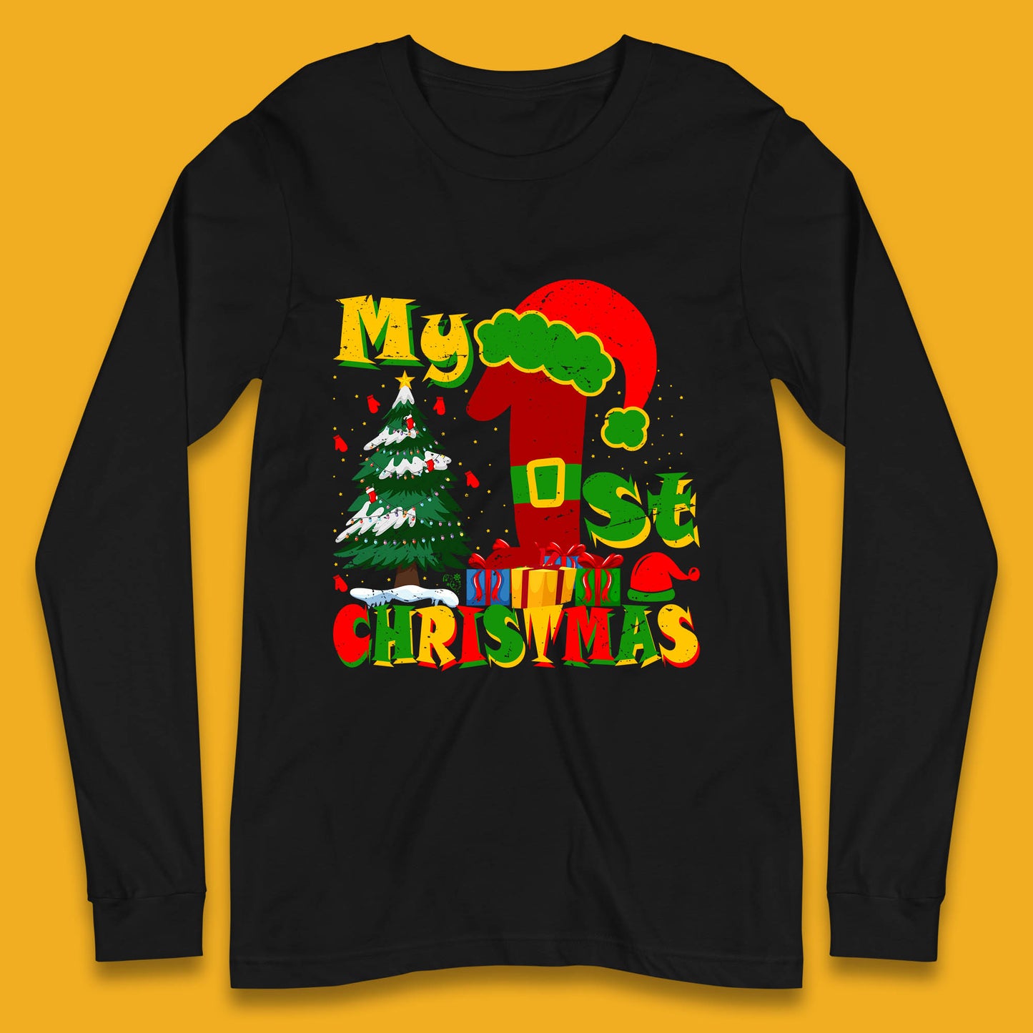 elf costume long sleeve t shirt