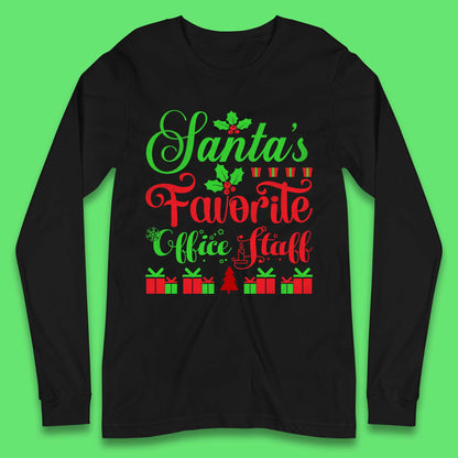 Office Staff Christmas Long Sleeve T-Shirt