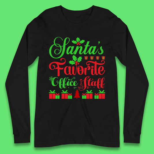 Office Staff Christmas Long Sleeve T-Shirt