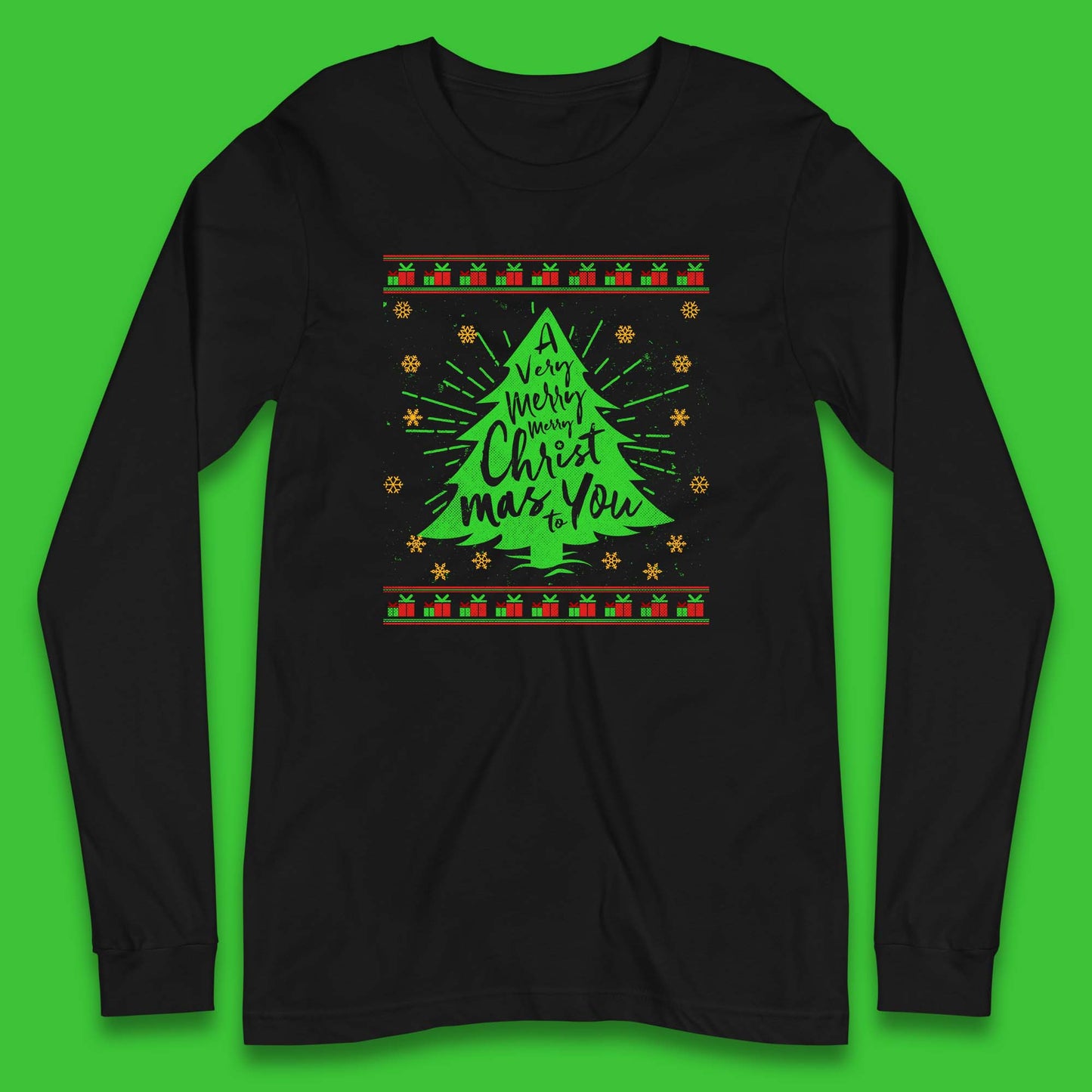 merry christmas long sleeve shirt