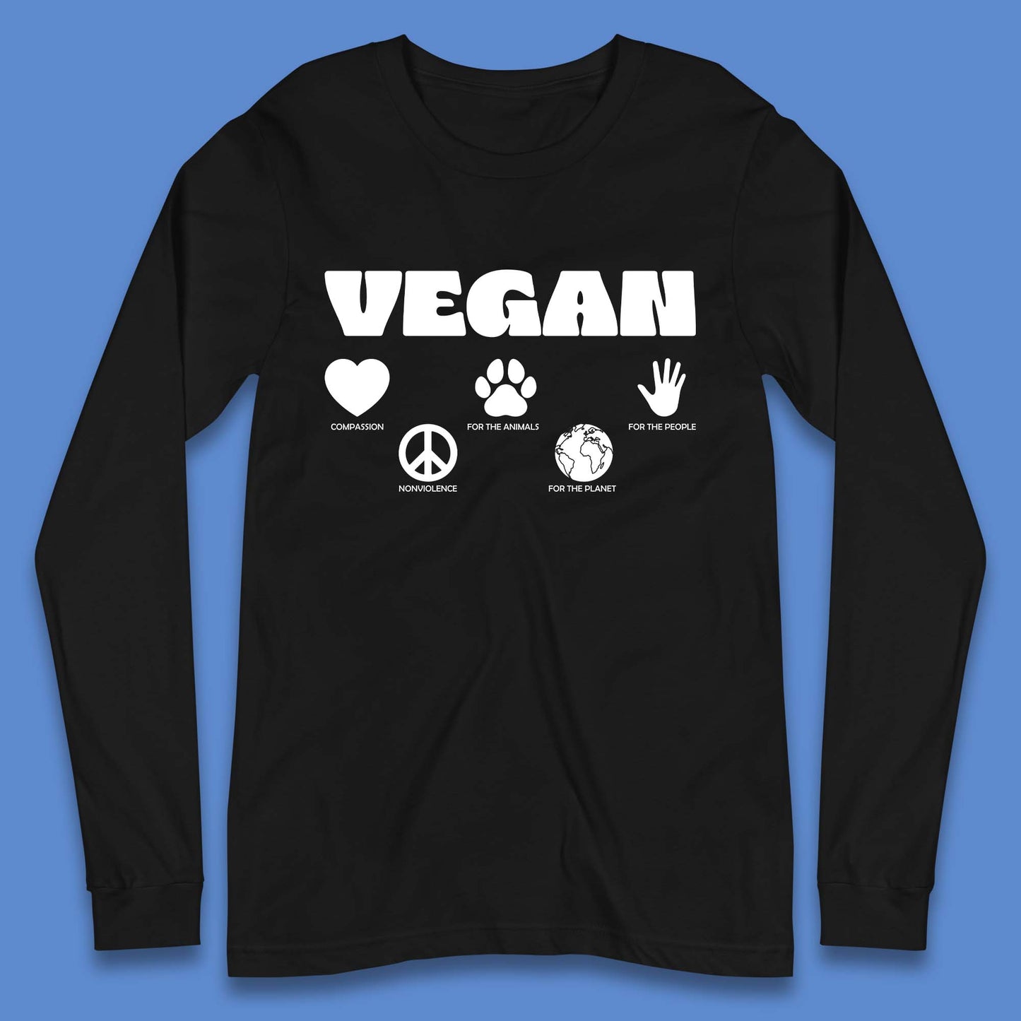 Vegan Long Sleeve T-Shirt
