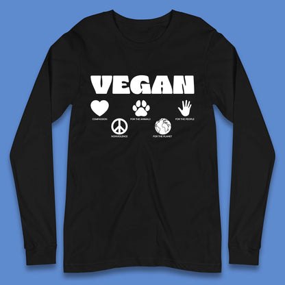Vegan Long Sleeve T-Shirt