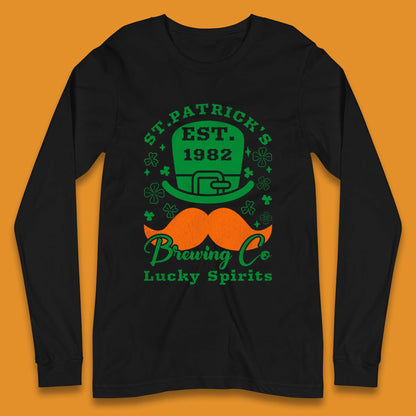 St. Patrick's EST 1982 Brewing Co Long Sleeve T-Shirt